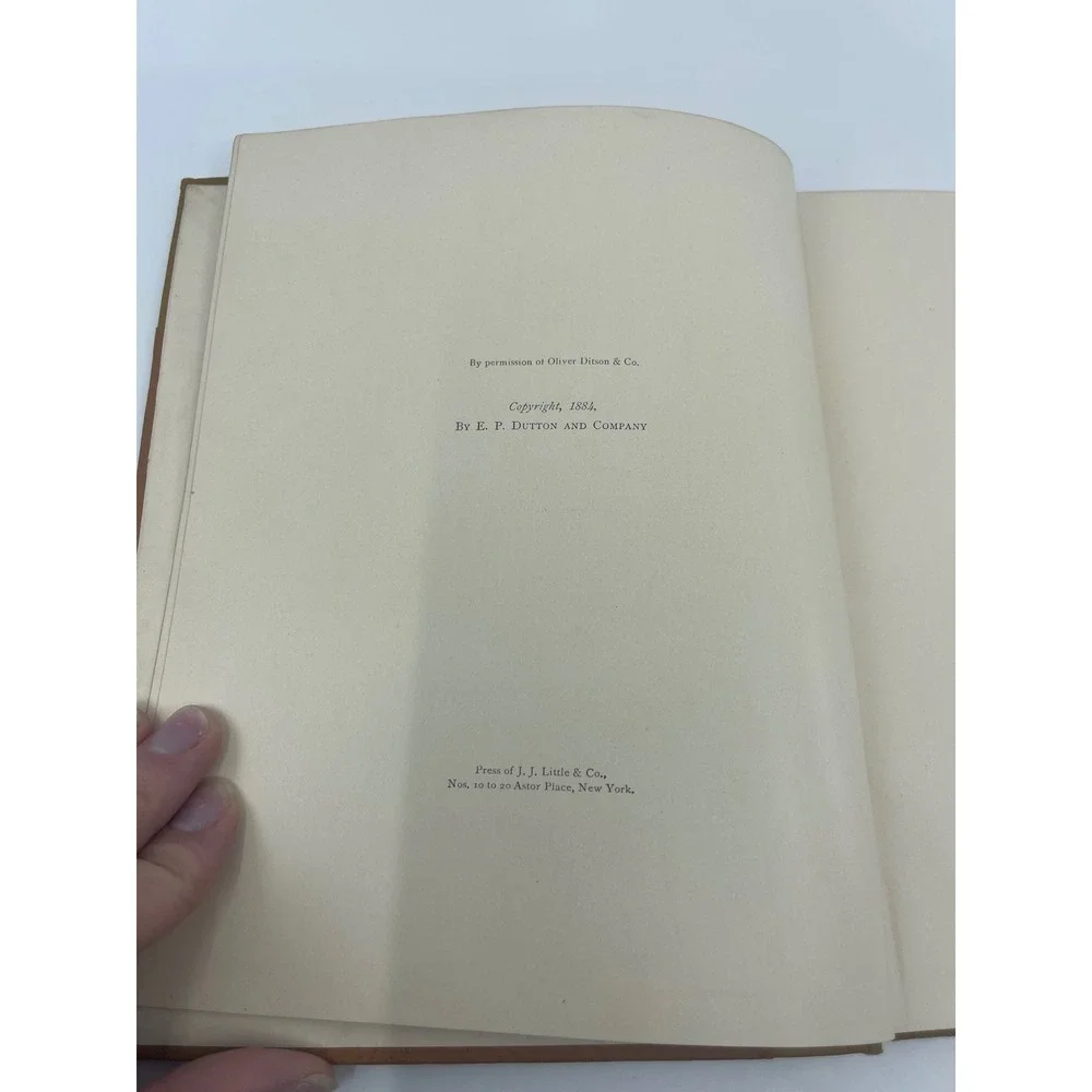 Antique Sweet By & By 1888 Book‎ S. Filmore Bennett Christian Hymnist & Poet